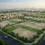 1000 SQ. YARDS WEST OPEN CORNER PLOT FOR SALE DHA PHASE VIII, BEACH STREET 13 | LC-13 | JA-13